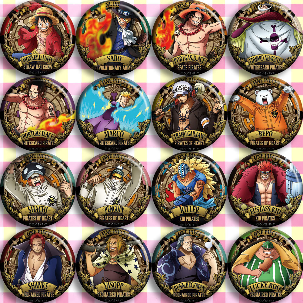 Anime Merchandise In Japanese - Onepiece anime emblema estilo c luffy