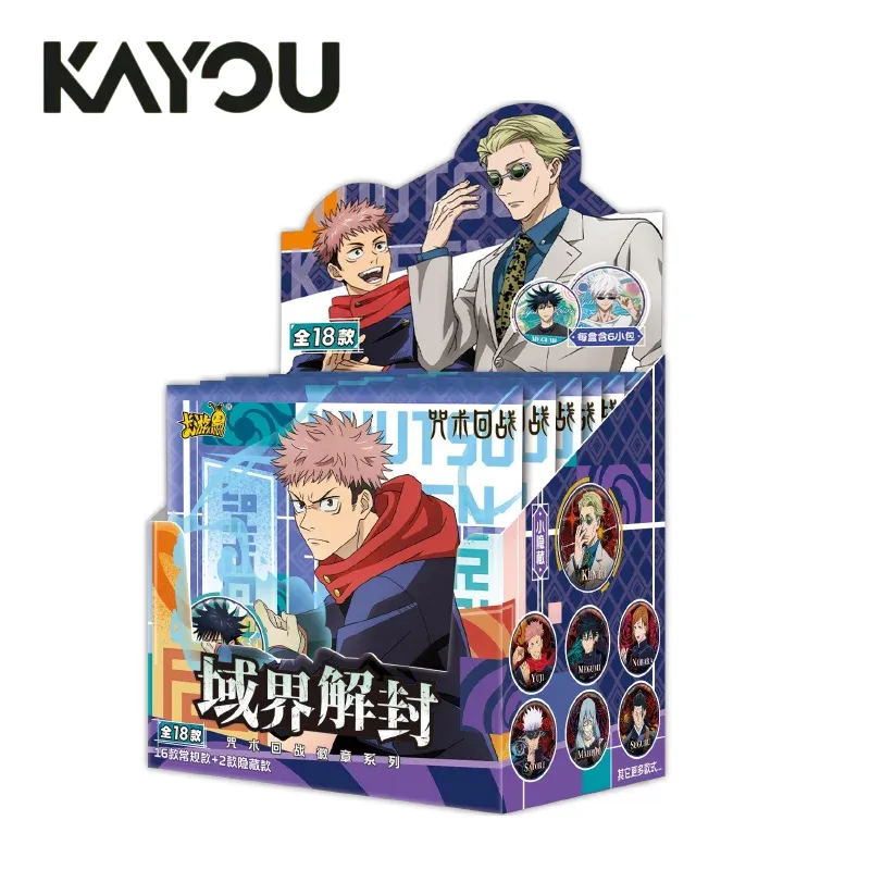 Anime Merchandise From Japan - Caixa Surpresa de Emblemas Kayou Jujutsu