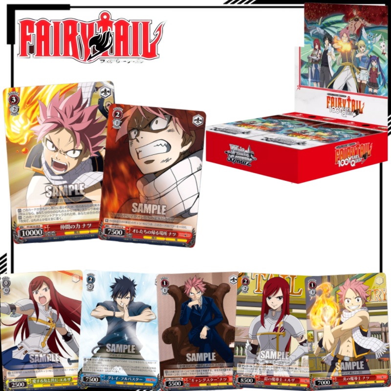 Anime Merchandise In Japanese - Pacote de Cartas Colecionáveis FAIRY TAIL,
