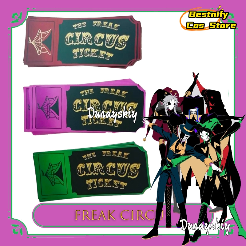 Anime Merchandise In Japanese - Cartão de bilhete de circo BFreak