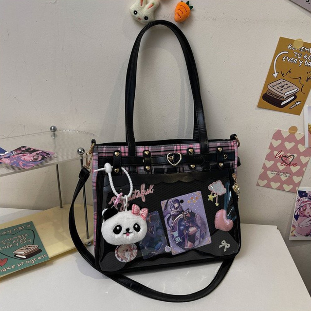 Anime Merchandise In Japanese - Bolsa Transversal Y2K Anime Itabag Transparente