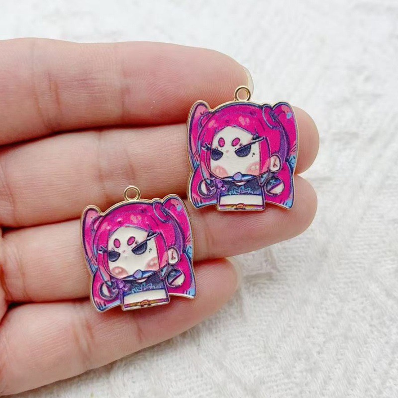 10 Peças de Pingentes de Desen - Anime Merchandise Accessories avaliação e preço