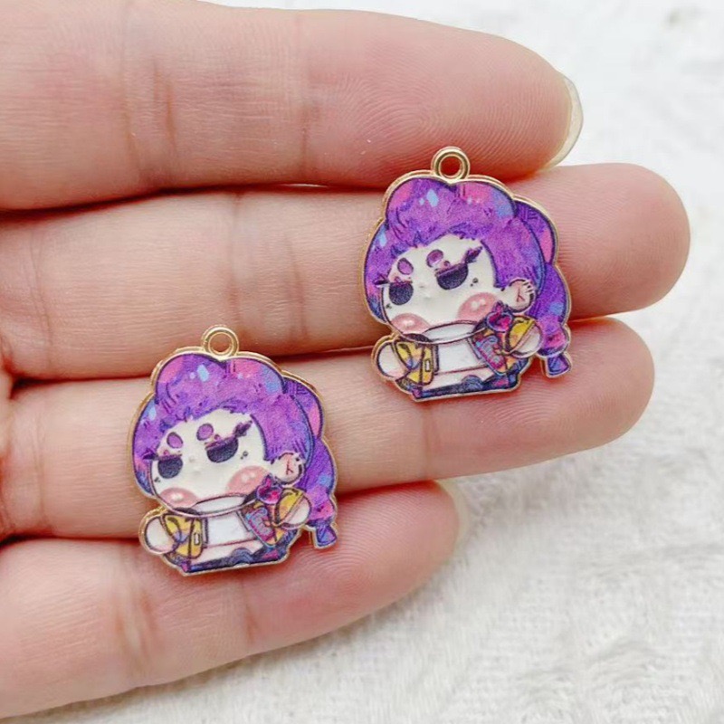 10 Peças de Pingentes de Desen - Anime Merchandise Accessories avaliação e preço